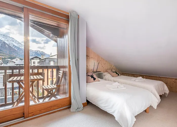 55 M With Balconies And Mont Blanc View