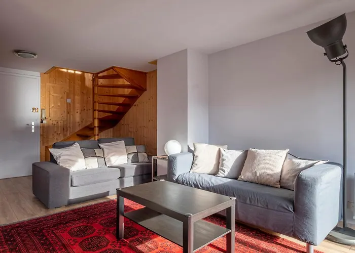 Appartamento 55 M With Balconies And Mont Blanc View